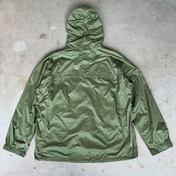 Marmot Mens PreCip Eco Rain Jacket sz XL Army Green Hooded Ripstop Nylon Hiking - Picture 9 of 16